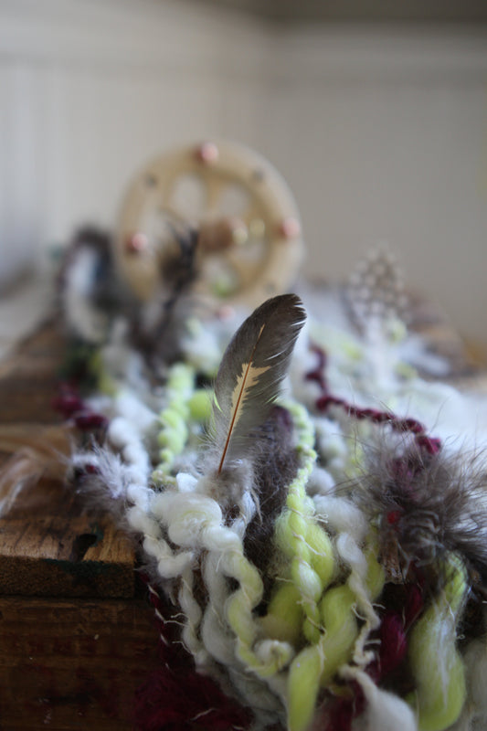 SPINDLING Method 17 - Plying Feathers into Yarn
