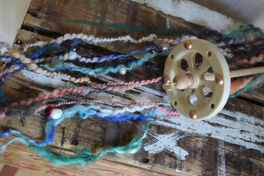 SPINDLING Method 18 - Plying Beads into Yarn