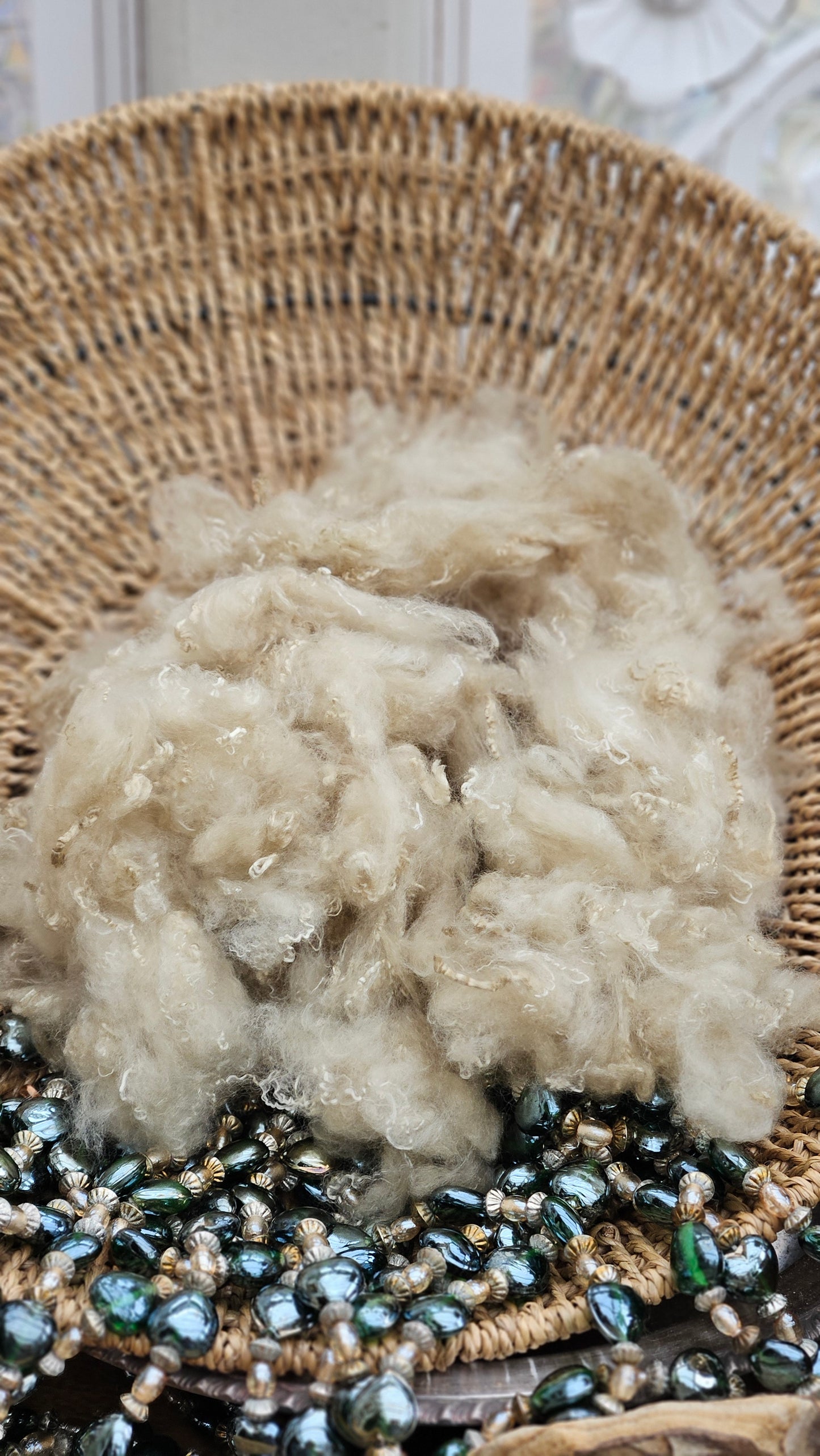 Natural Gold Fiber Cloud - 4 oz