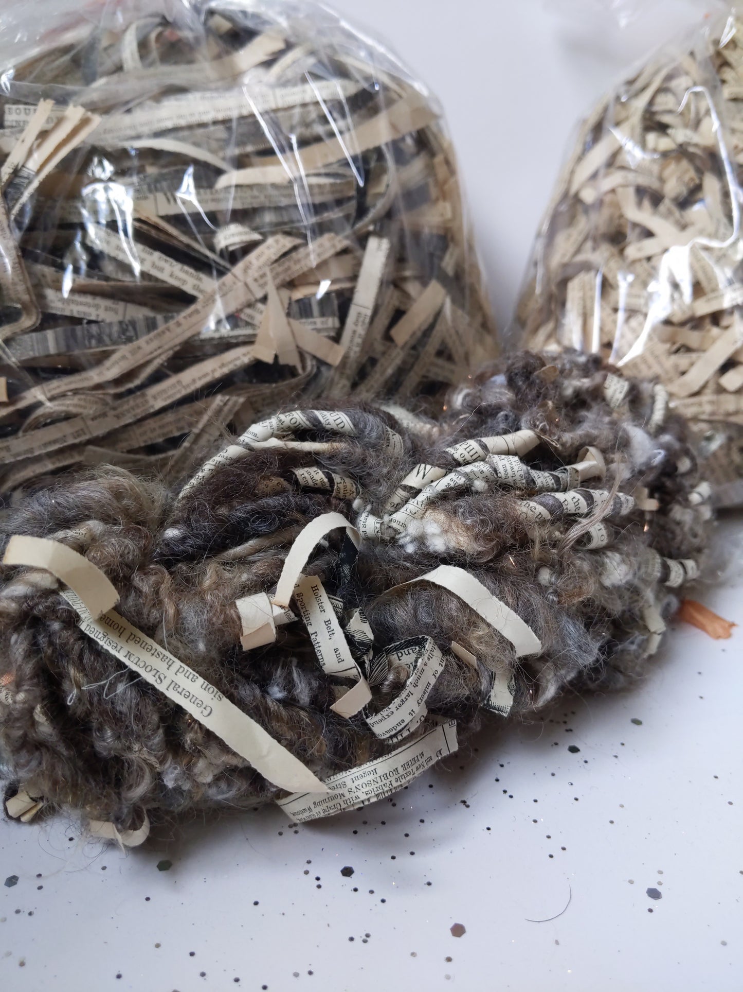 Antique Paper Ribbons for Spinning and Crafting from the 1800s 4 oz