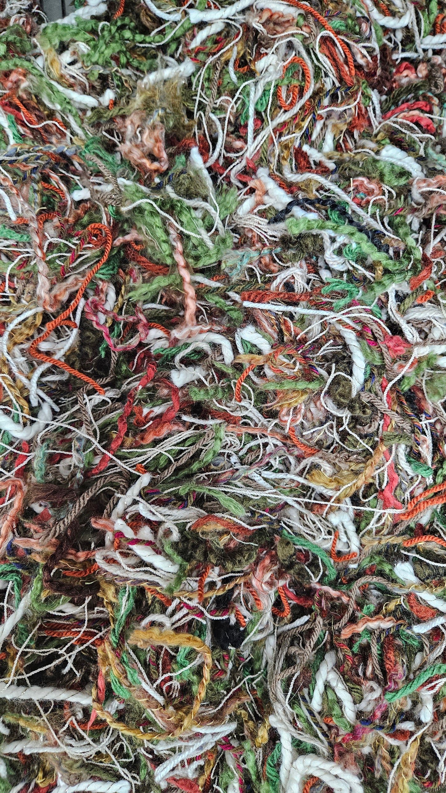 SNOW WHITE Novelty Thread Fiber Texture Blend - 2 ounces
