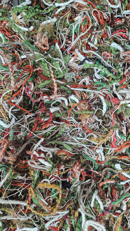 SNOW WHITE Novelty Thread Fiber Texture Blend - 2 ounces