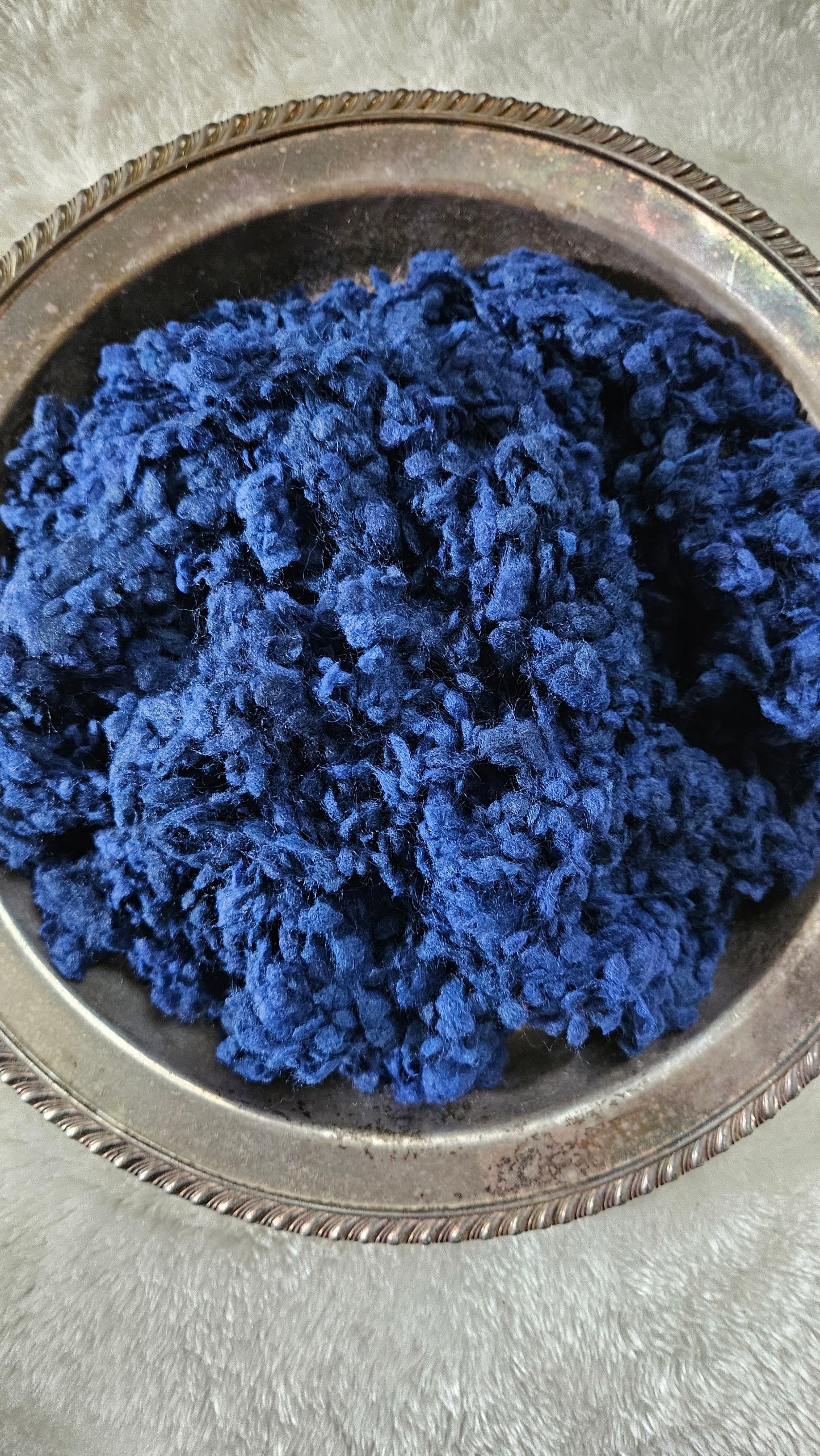 CORNFLOWER Dyed Cotton Nepps - 1 ounce