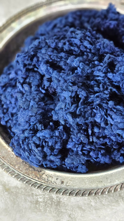 CORNFLOWER Dyed Cotton Nepps - 1 ounce