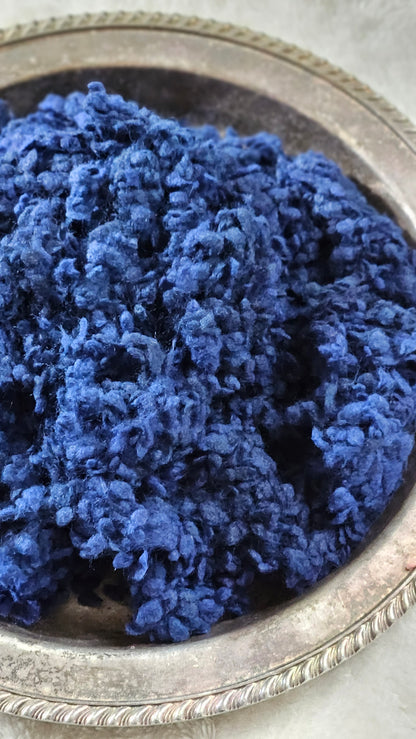 CORNFLOWER Dyed Cotton Nepps - 1 ounce