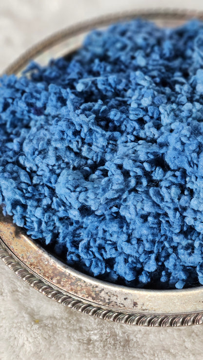 HYDRANGEA Dyed Cotton Nepps - 1 ounce
