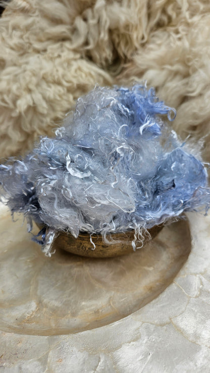 MOONSTONE Eucalyptus Crimp Hand Dyed Effects Fiber - 2 ounces