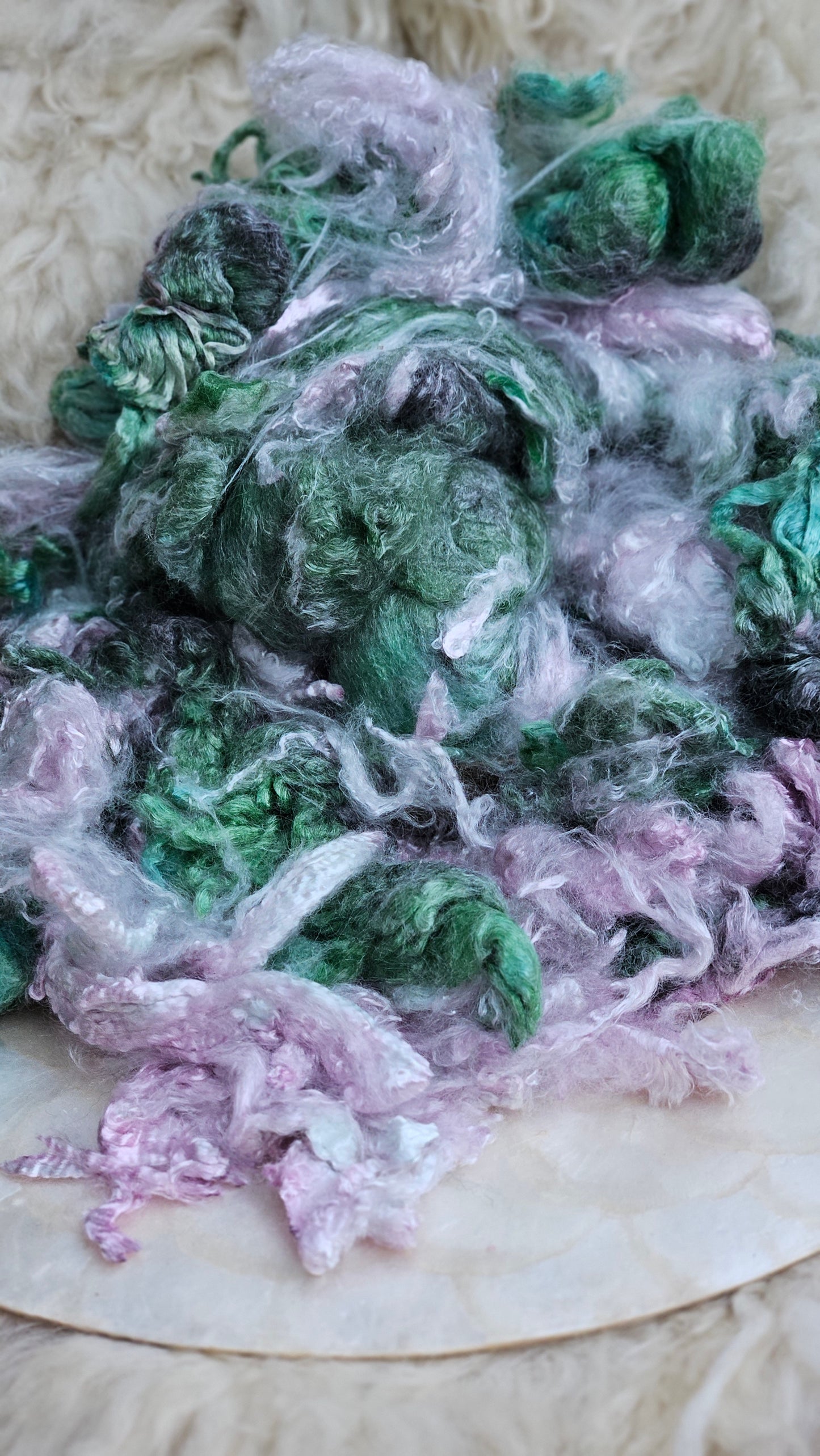 GULIO CESARE Wool Bamboo Cloud Mill Ends - 5 ounces