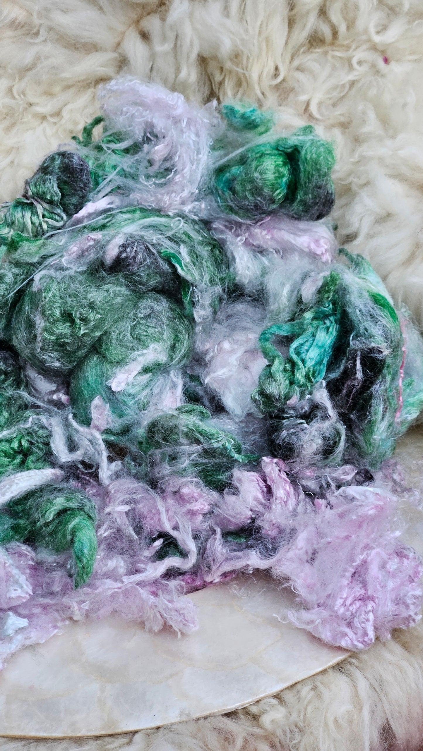 GULIO CESARE Wool Bamboo Cloud Mill Ends - 5 ounces
