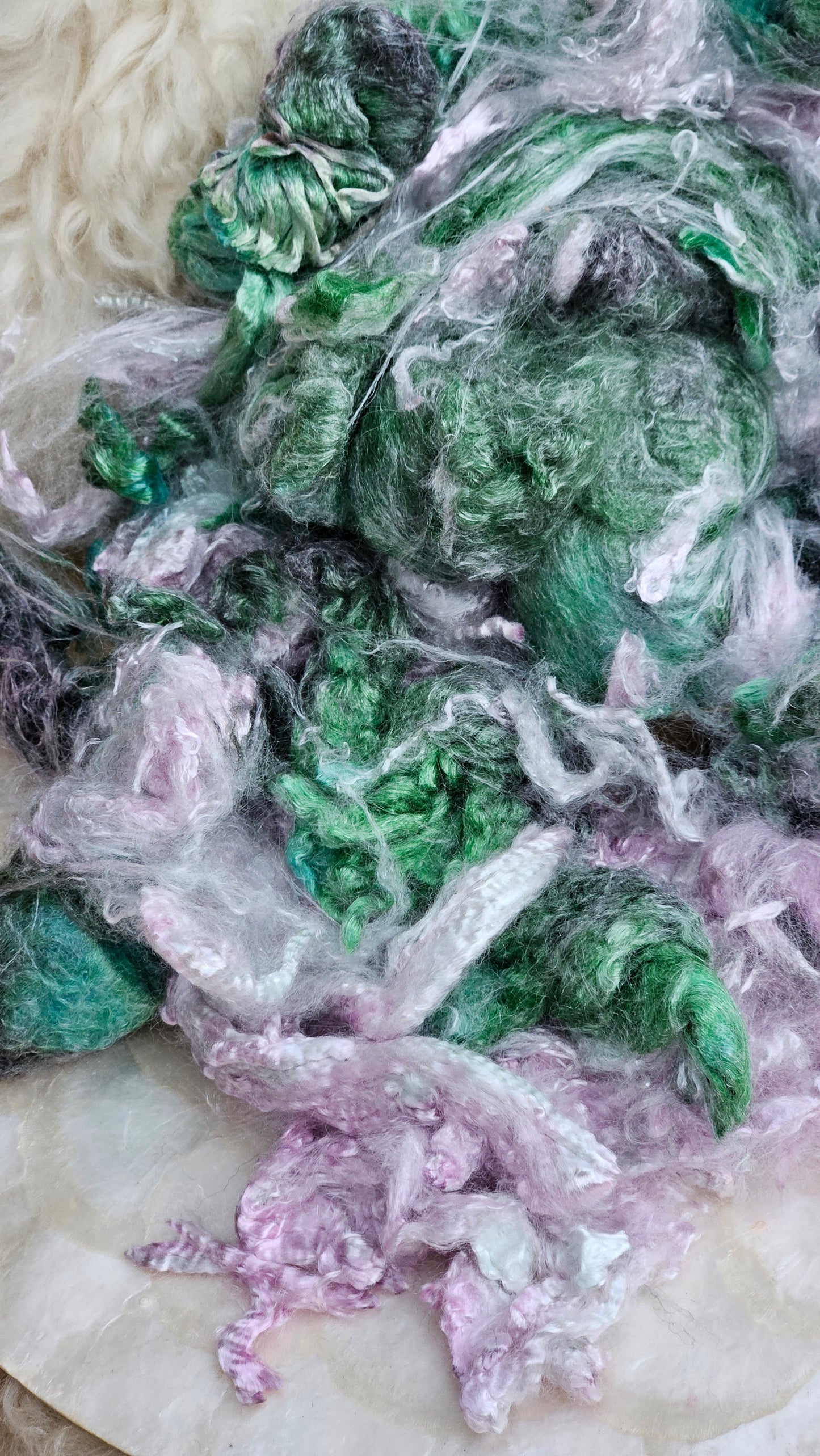 GULIO CESARE Wool Bamboo Cloud Mill Ends - 5 ounces