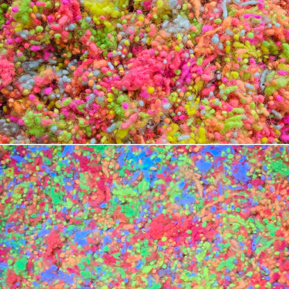 VINTAGE GLOW Dyed Fine Wool Nepps Blend - 1 ounce