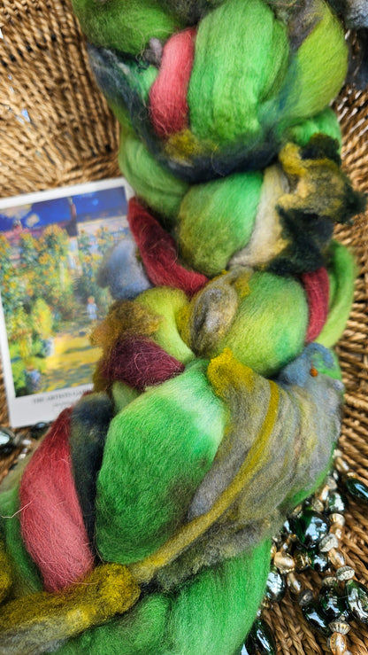 Monet Inspired Signature Art Roving - The Artists Garden 108 - 4.1 oz