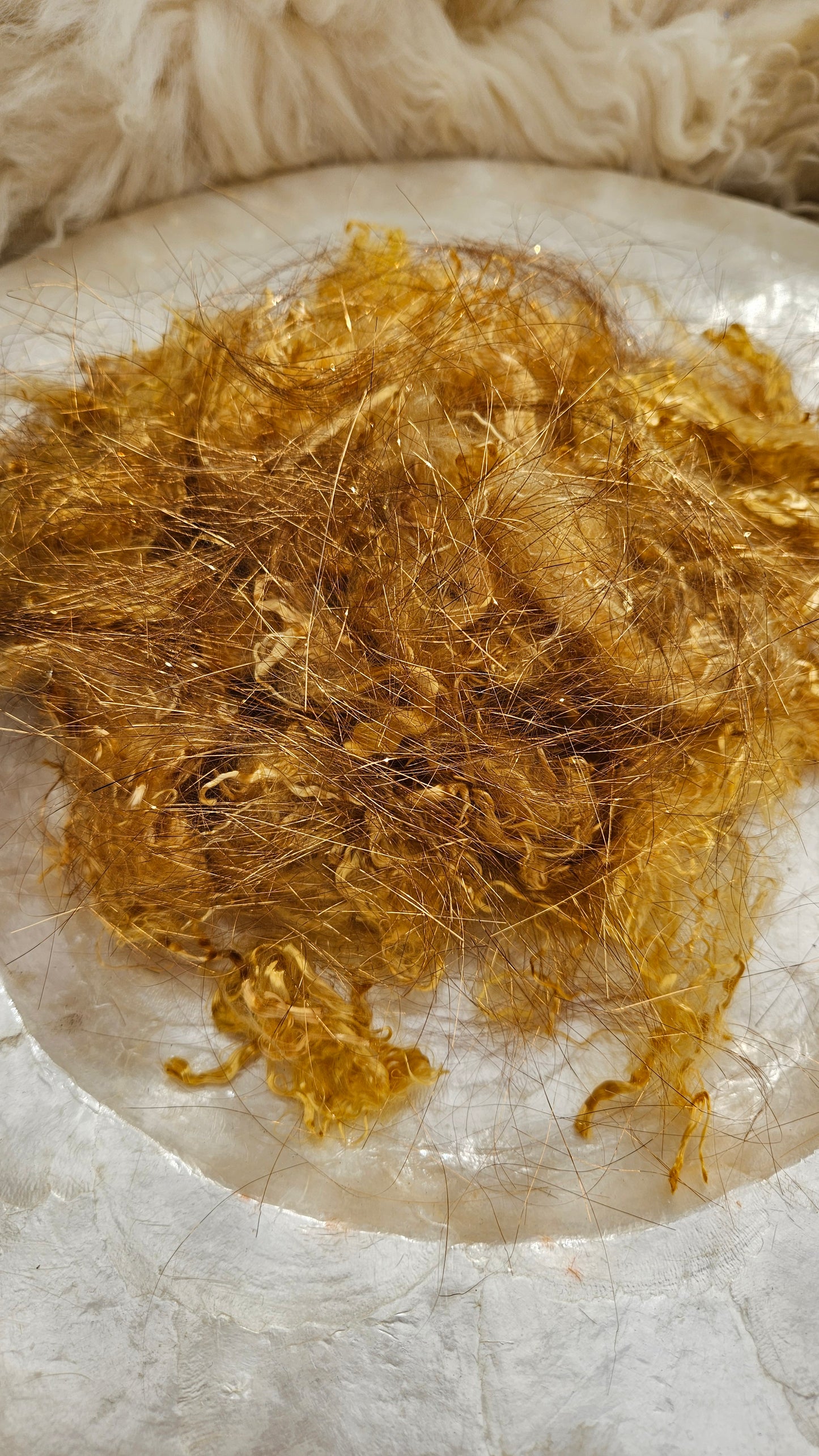 Gold Sparkle Eucalyptus Crimp Blend - 1 ounce