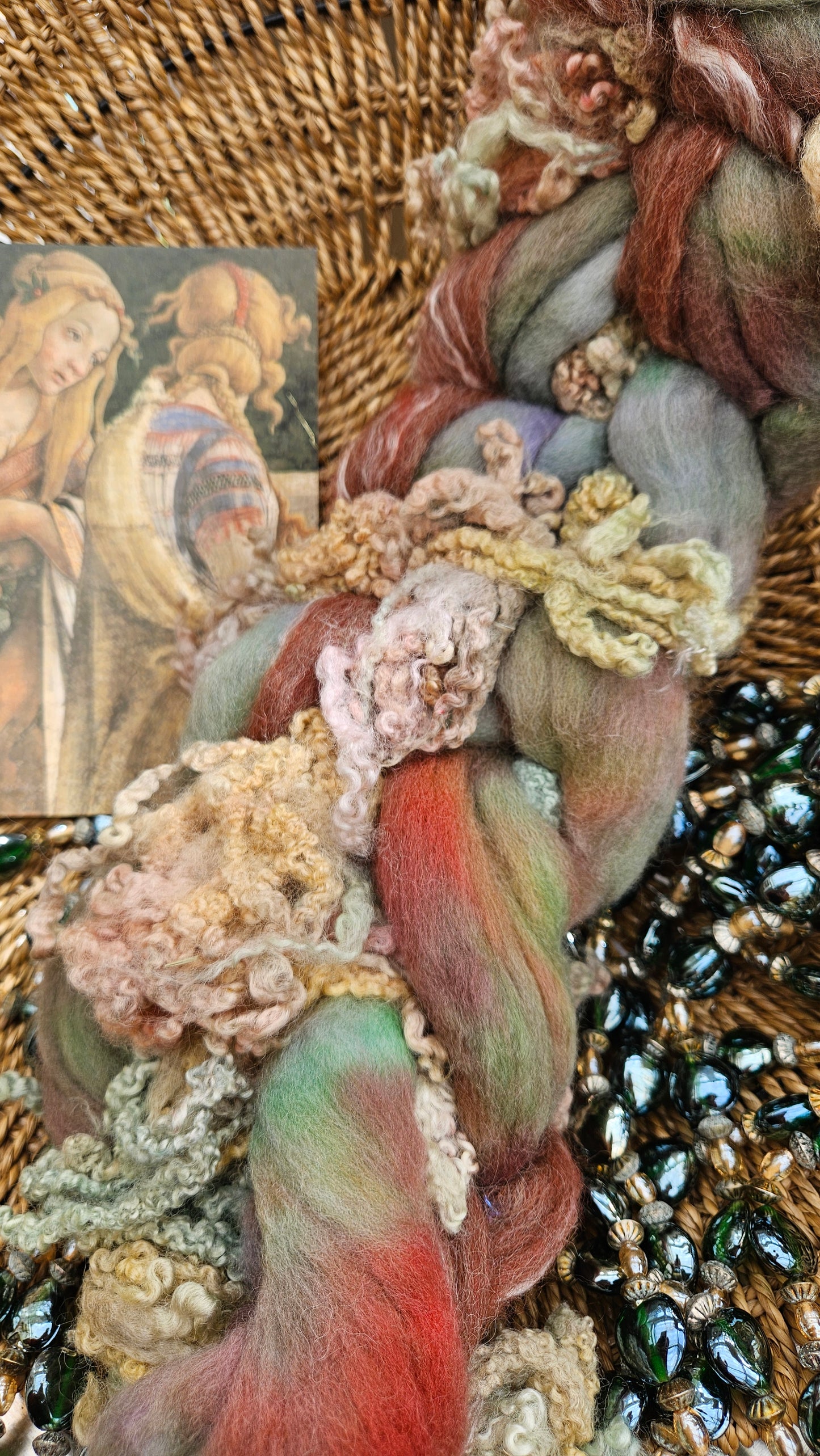 Botticelli Inspired Signature Art Roving - Temptation of Moses Collection 105 - 3.7 oz