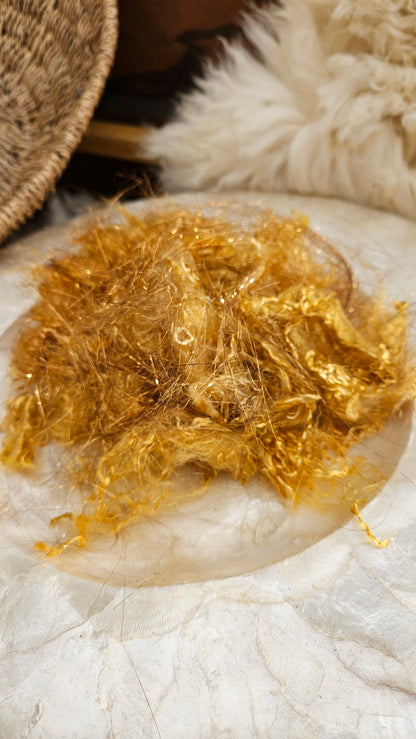 Gold Sparkle Eucalyptus Crimp Blend - 1 ounce