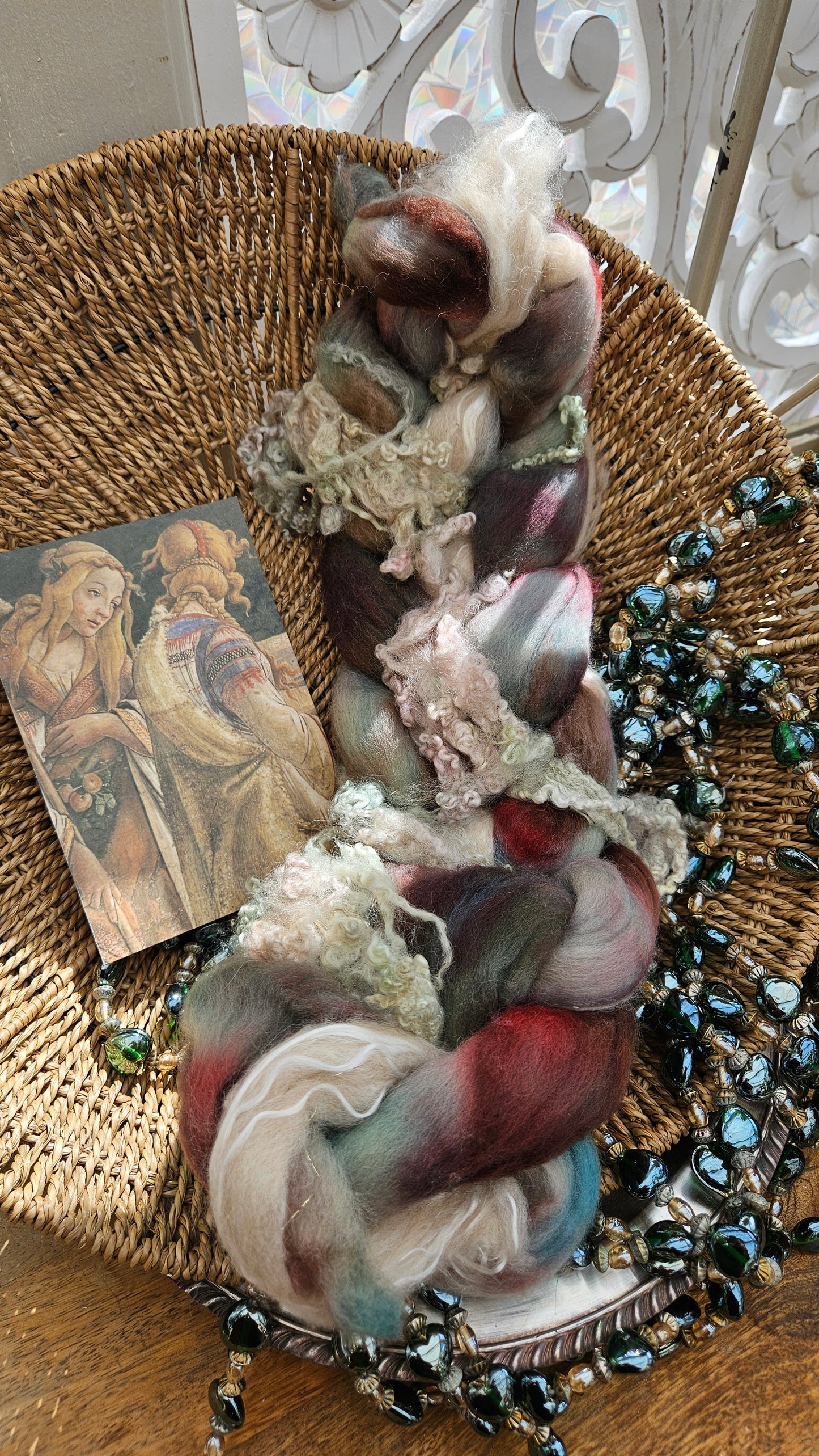 Botticelli Inspired Signature Art Roving - Temptation of Moses Collection 101 - 3.7 oz