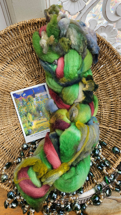 Monet Inspired Signature Art Roving - The Artists Garden 108 - 4.1 oz