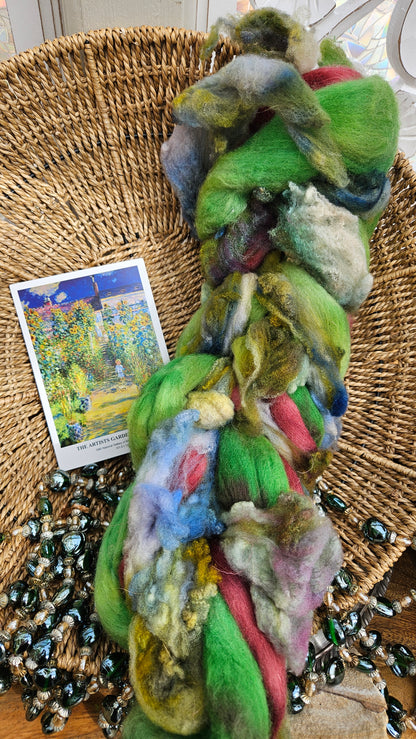 Monet Inspired Signature Art Roving - The Artists Garden 108 - 4.1 oz