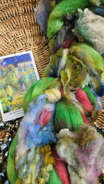 Monet Inspired Signature Art Roving - The Artists Garden 108 - 4.1 oz