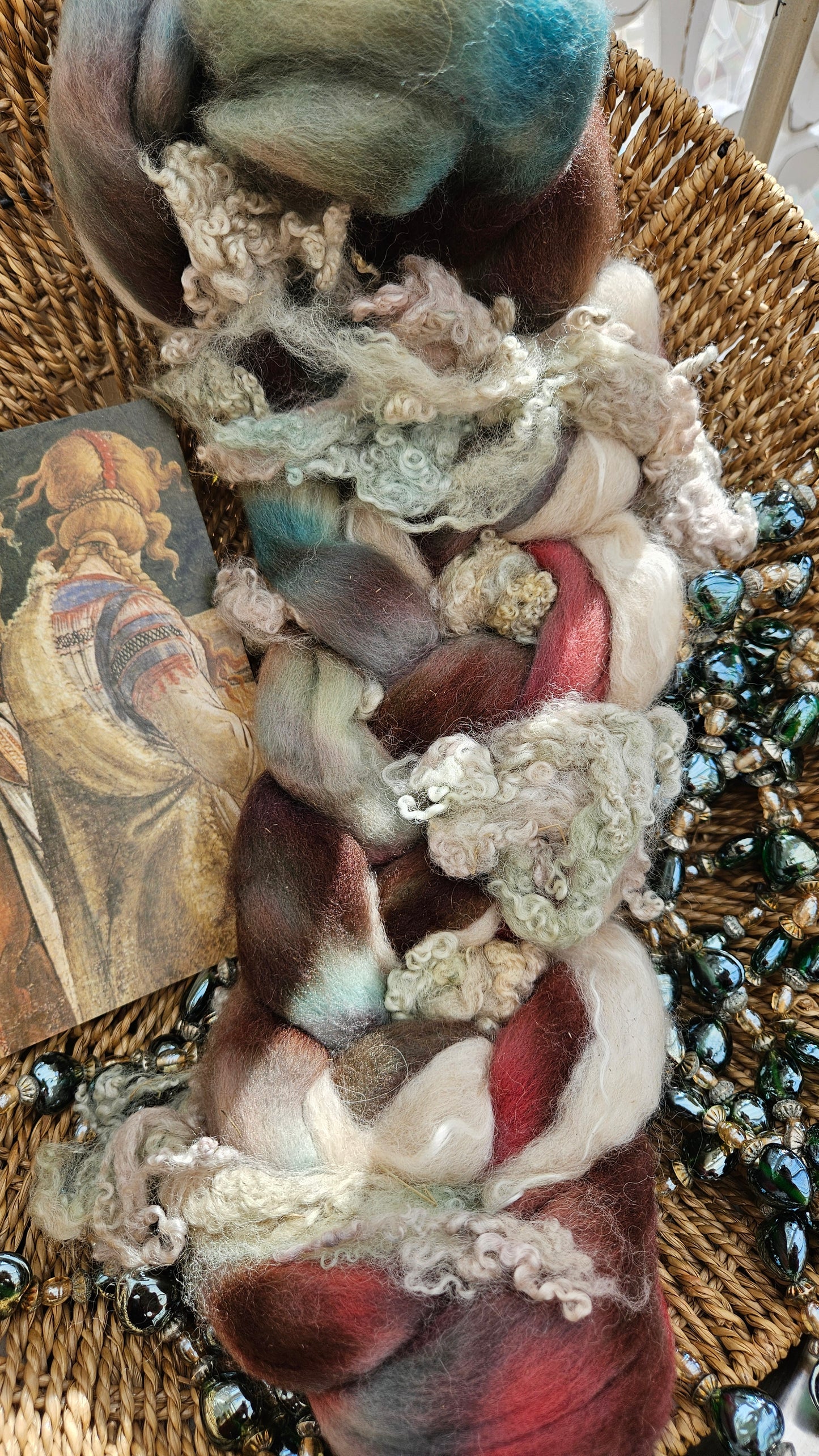 Botticelli Inspired Signature Art Roving - Temptation of Moses Collection 101 - 3.7 oz